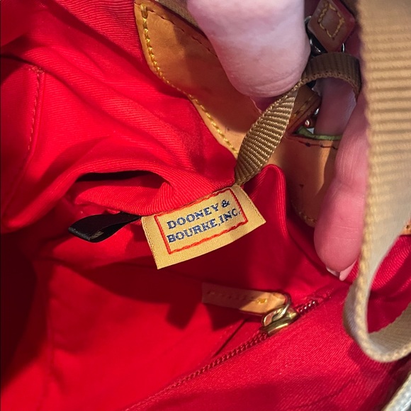 Dooney & Bourke Blue Floral Hydrangea Print Tote Satchel Purse Bag - Picture 13 of 16